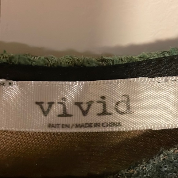 Green Patterned Dress Size M - Picture 7 of 10